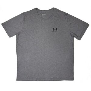 Under Armour T-Shirt Men's XXL Loose Gray Logo